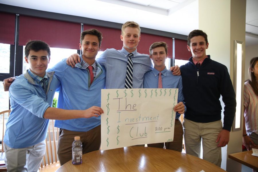 Members of the Investment Club at the 2019 Club Expo. 